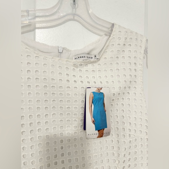 New Alfred Sung Eyelet Shift Dress - Picture 3 of 4